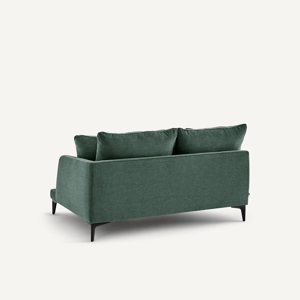 Halve bank, 2zit van polyestermix, MODERNISTE