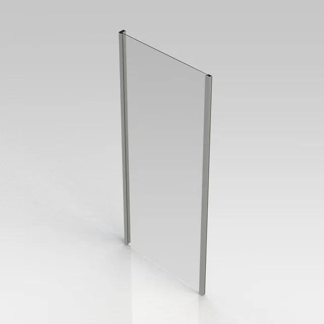 GO by Van Marcke Belo vaste wand 90x190cm 6mm easy clean glas profielen aluminium verchroomd regelbaar 86.5-89cm S205090
