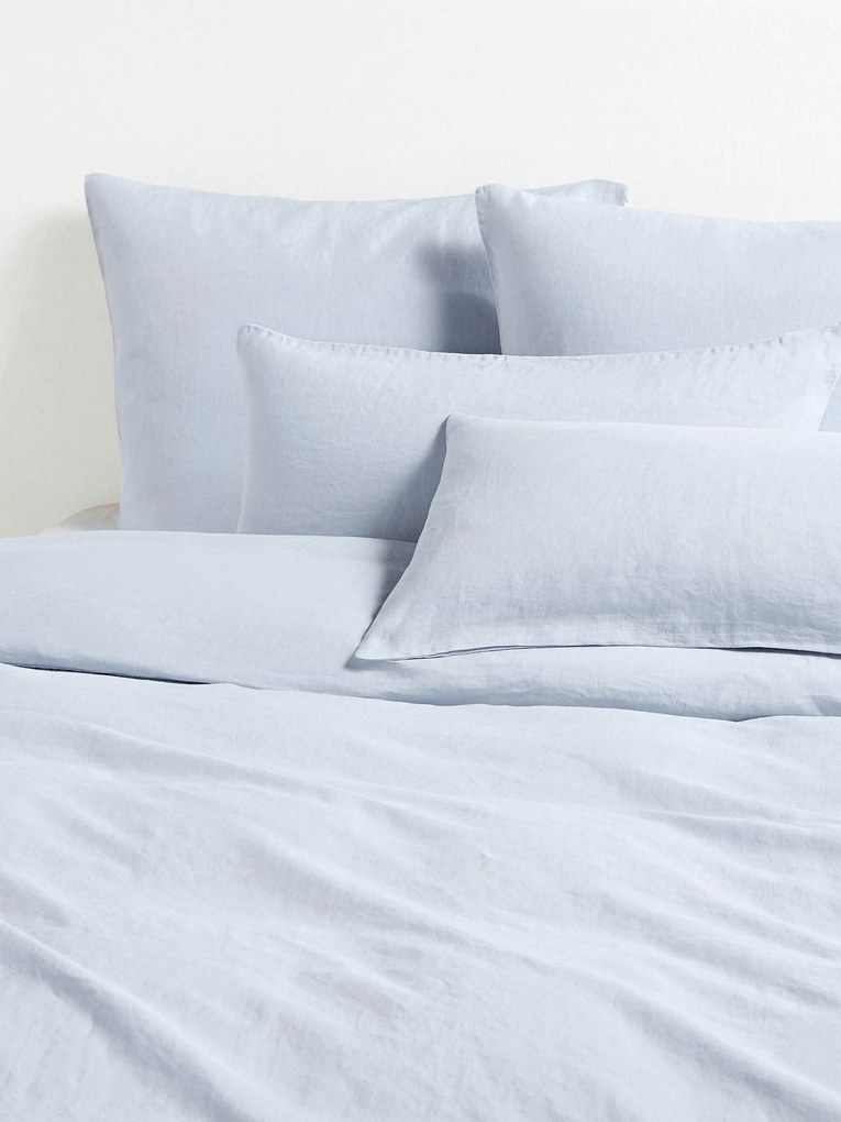 Gewassen linnen dekbedovertrek Airy