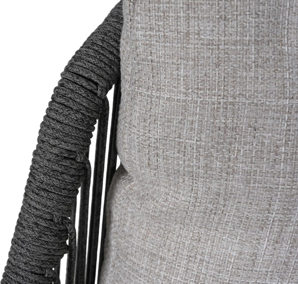 Tuinstoel Rope Grijs-antraciet Lifestyle Garden Furniture Tivoli