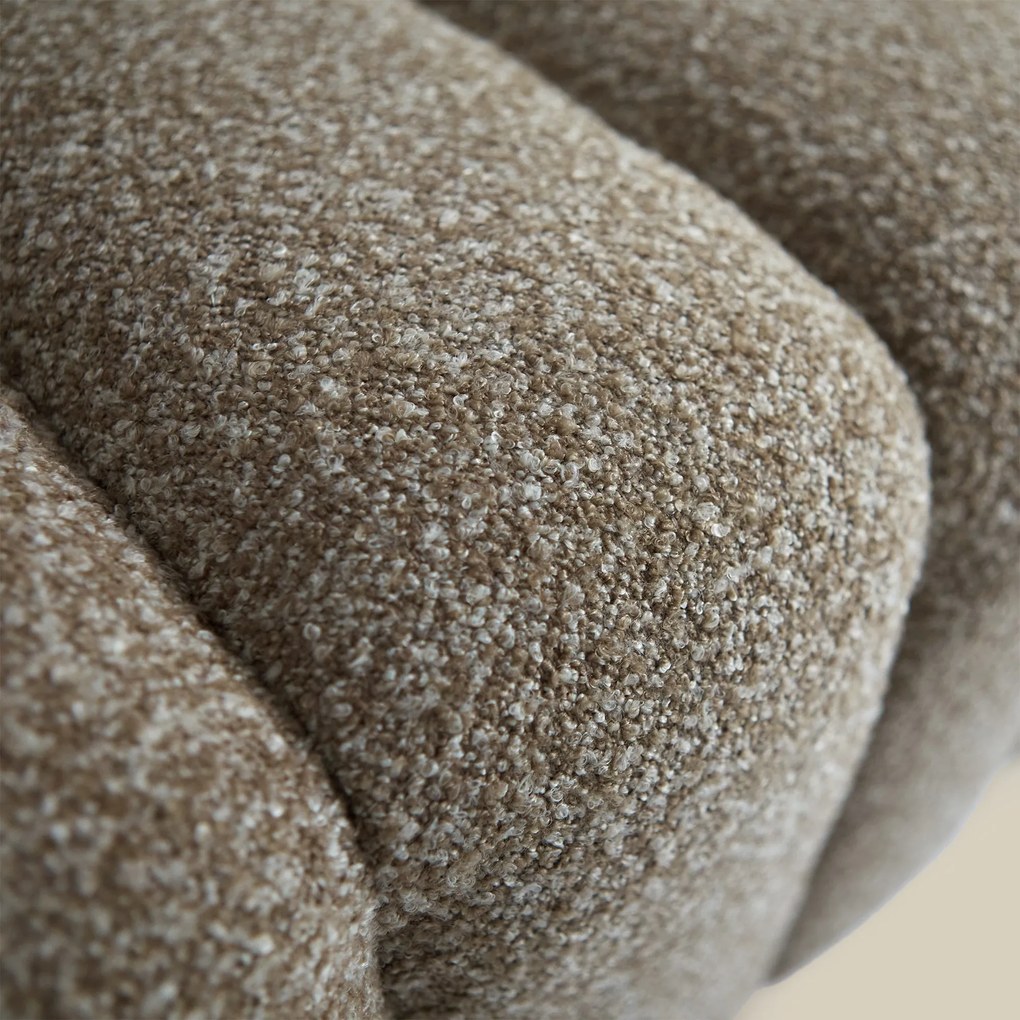 Bankje Zachte Stof Taupe 180 Cm
