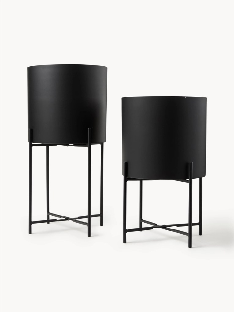 Metalen deksels Mina, 2-delig