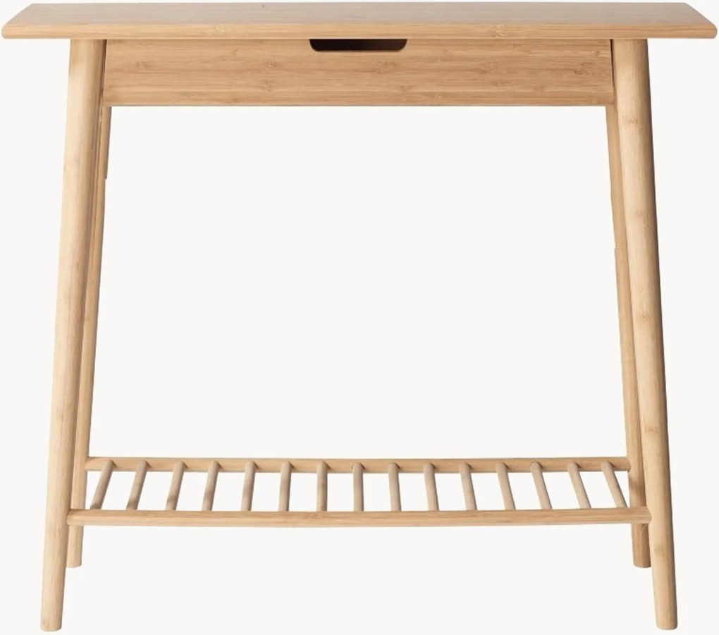 Bamboehouten haltafel Reese met lade