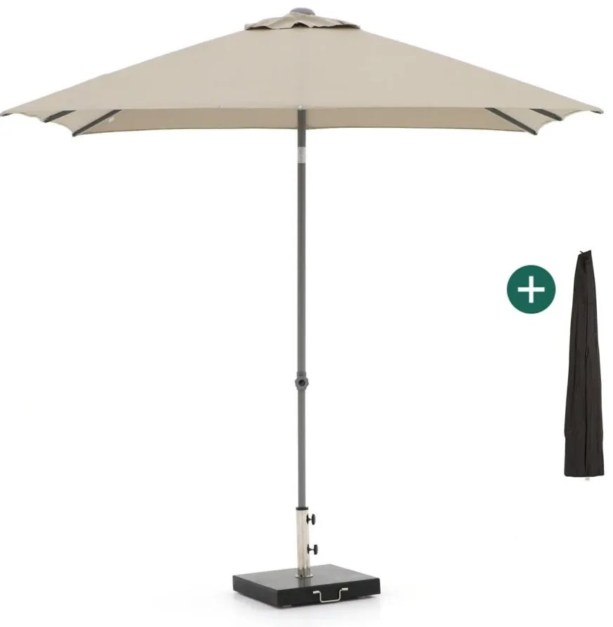 Shadowline Push-up parasol 240x240cm | Kees Smit Tuinmeubelen