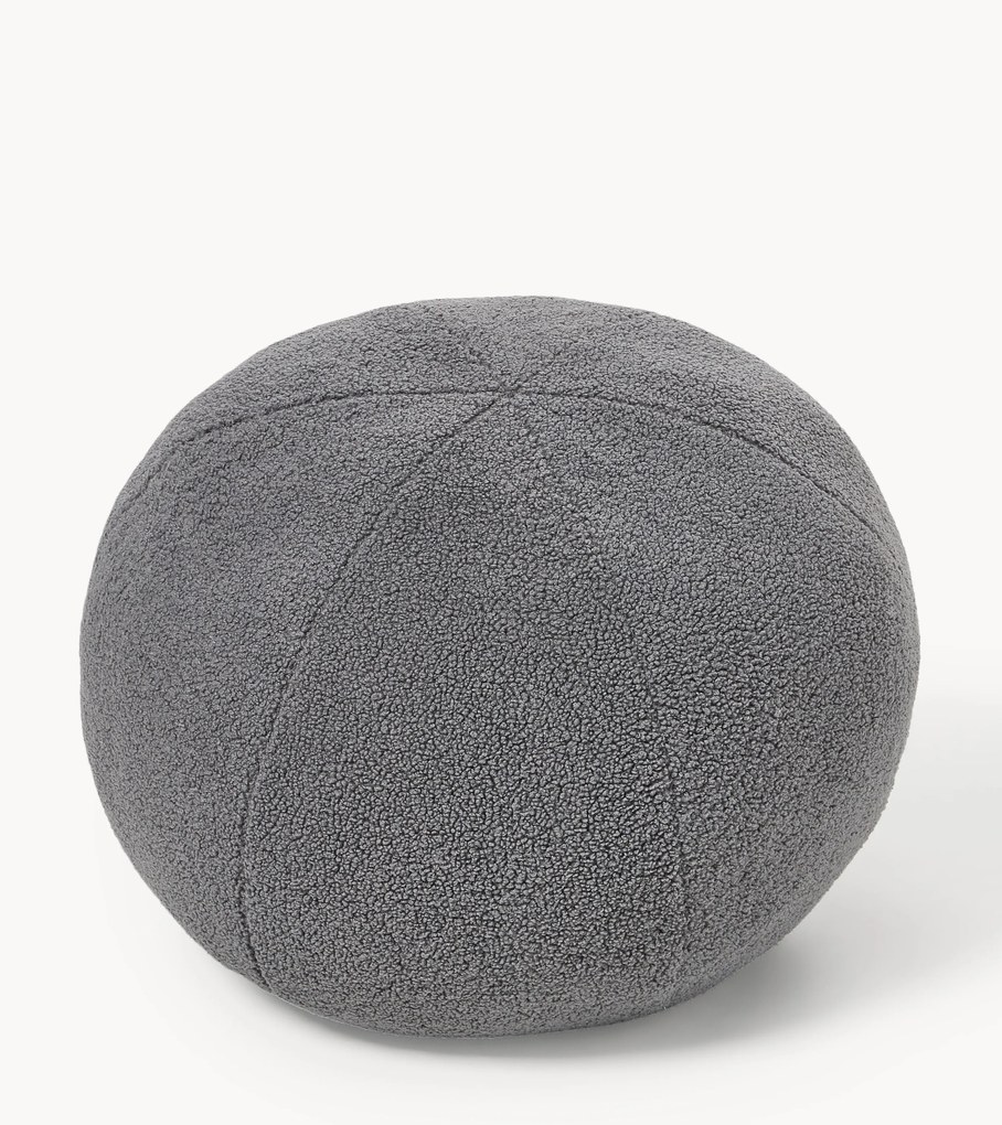 Rond bouclé sierkussen Celeste, Ø 50 cm