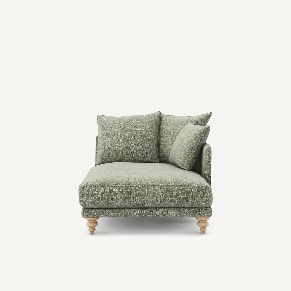 Chaise longue van katoen Lazare