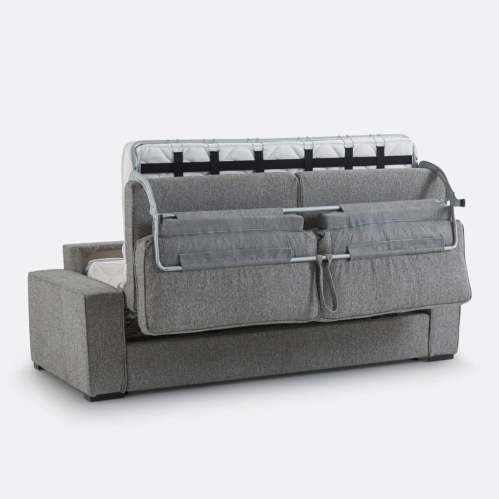 Slaapbank met structuur, 2, 3 of 4 zits, Comfort Bultex®, Cécilia