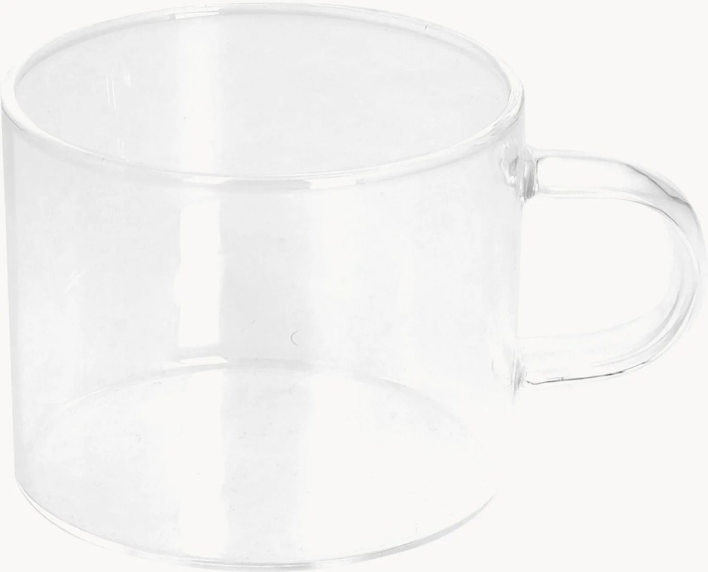 Espressokopjes Lyra van borosilicaatglas, 6-delig
