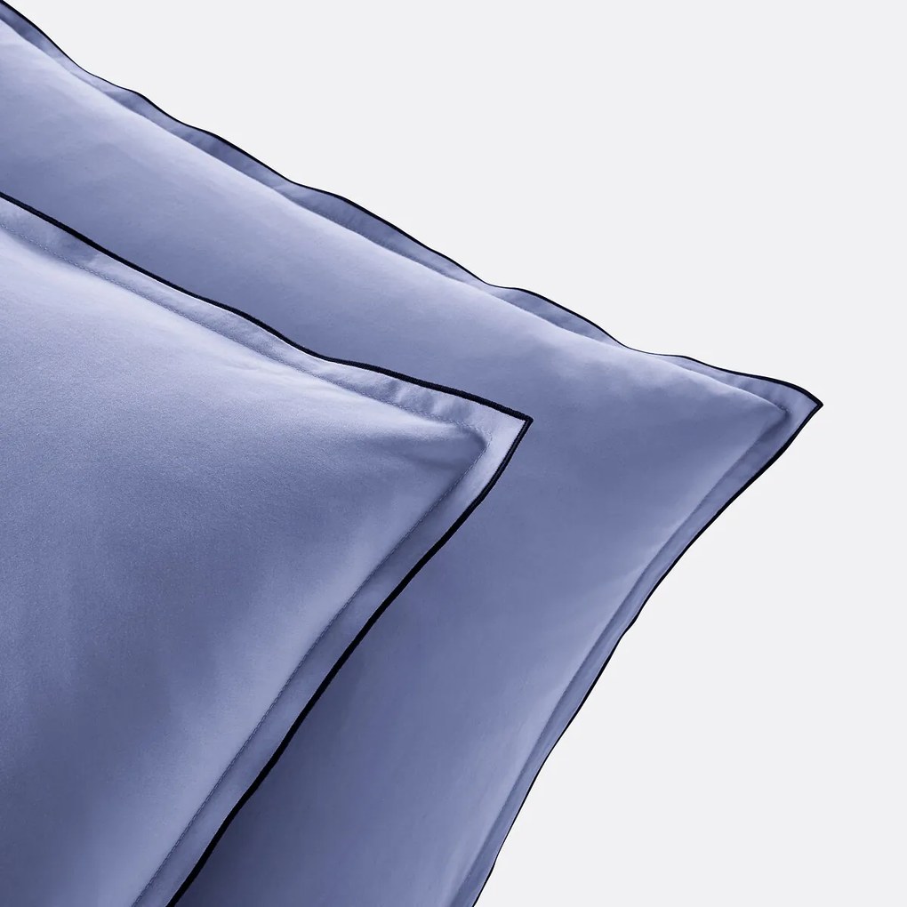 Kussensloop in gewassen katoensatijn van 118 draden, Victor uni