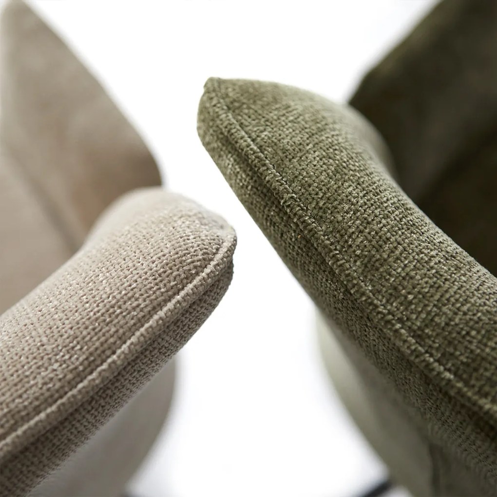 Beige Eetkamerstoel Met Armleuningen