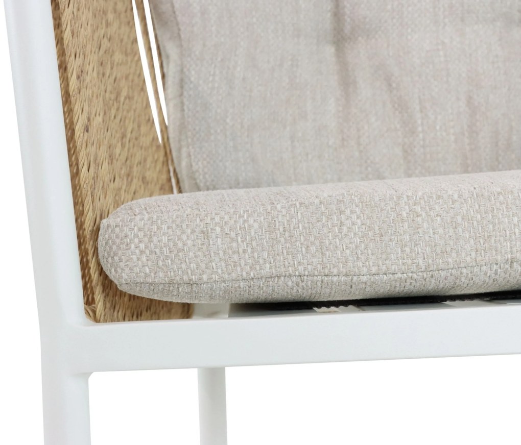 Tuinstoel Aluminium/rope Wit Hartman Cairo
