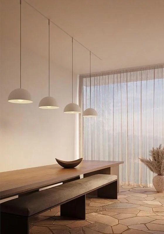 Modular Lighting - Railverlichting Pista Placebo Geanodiseerd brons Metaal