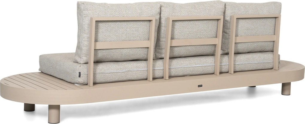 Stoel en Bank Loungeset 5 personen Aluminium Zand/Beige  Lifestyle Garden Furniture Organio