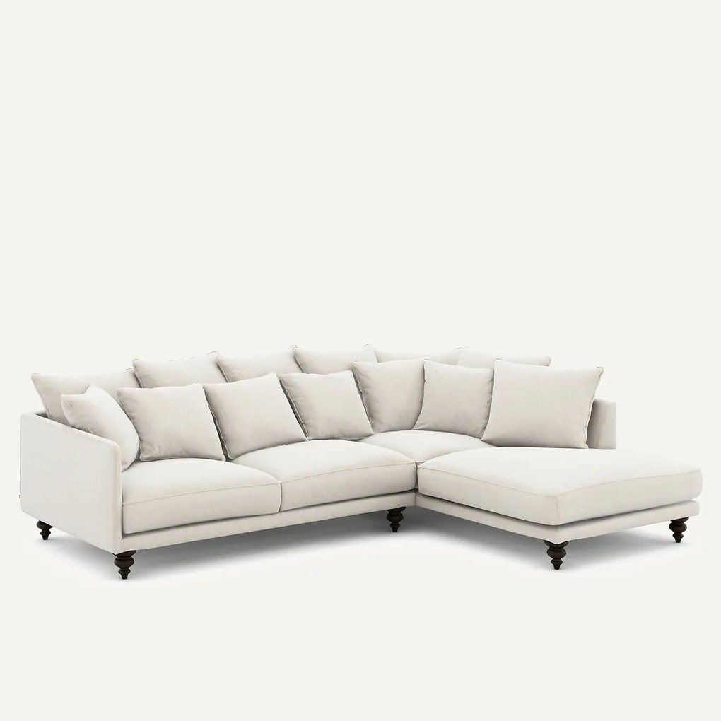 Chenille fluwelen hoekbank, Lazare