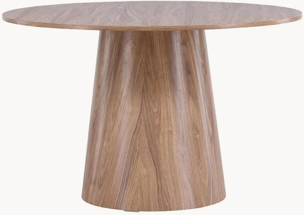 Ronde eettafel Lanzo met houtlook, Ø 120 cm