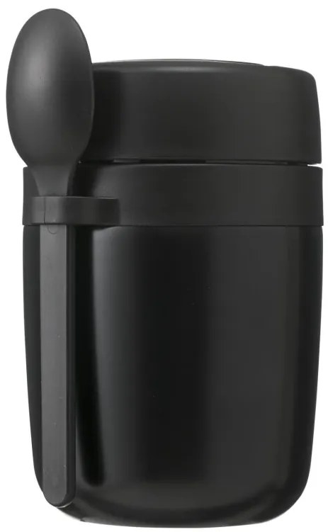 Soep- En Voedselbeker 400ml Rvs Zwart (zwart)