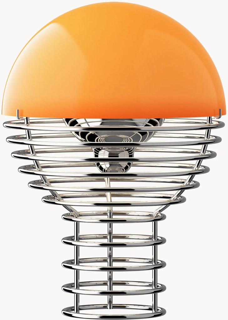 Kleine dimbare LED-tafellamp Wire, Design Verner Panton