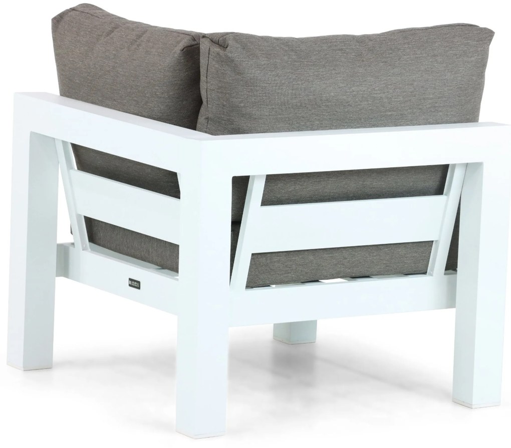 Hoek loungeset 5 personen Aluminium Wit Lifestyle Garden Furniture Luca