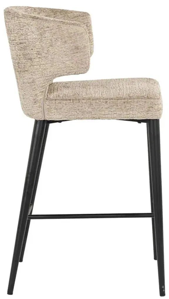 Richmond Interiors Taylor Counterstoel Zachte Fusion Stof Zand