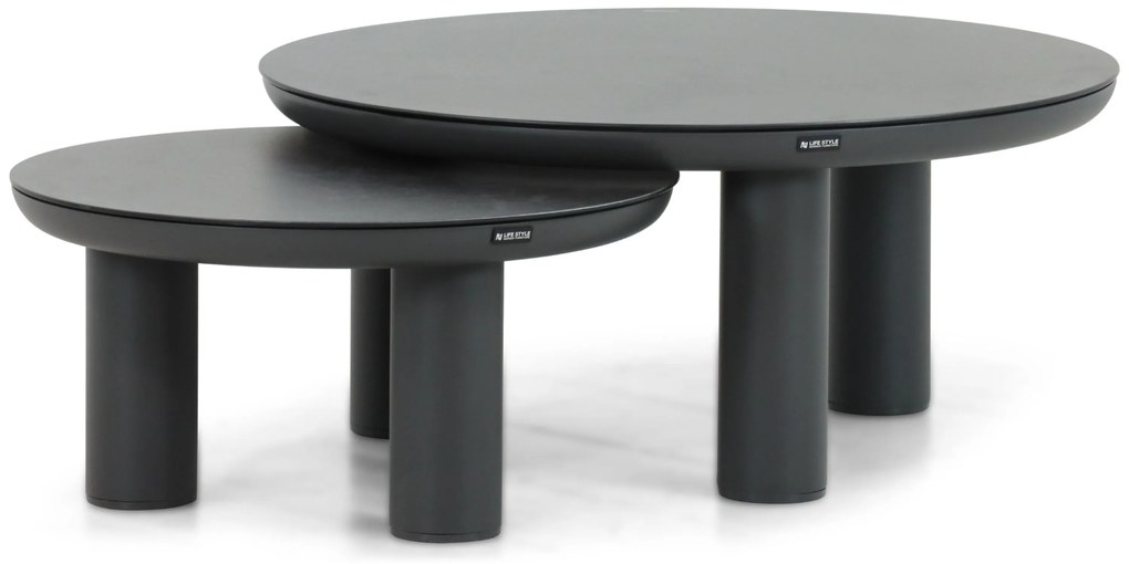 Hoek loungeset 5 personen Aluminium Grijs  Lifestyle Garden Furniture Harmonic