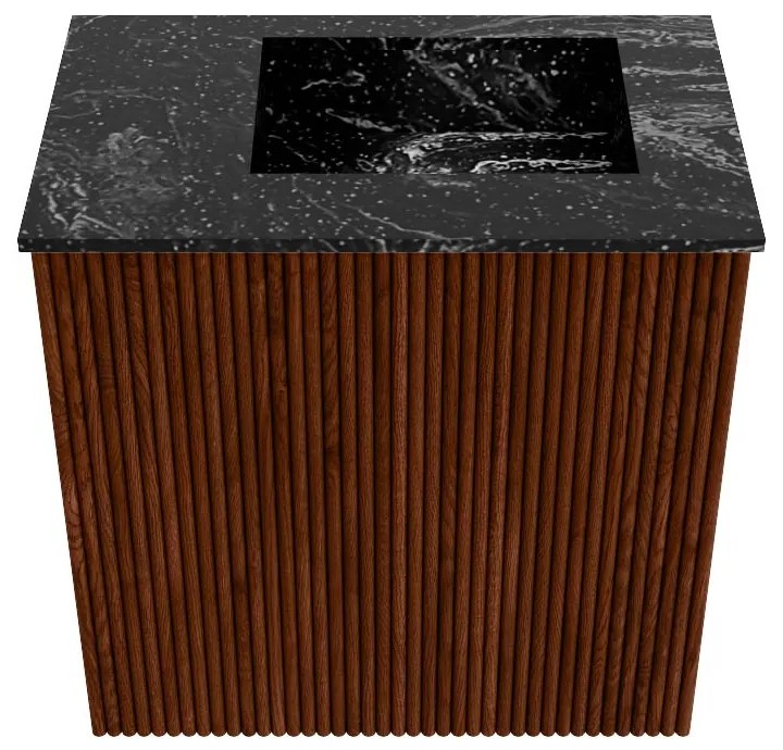 Mondiaz Joya DLux 40cm toiletmeubel ruby met wastafel faye rechts zonder kraangat lava