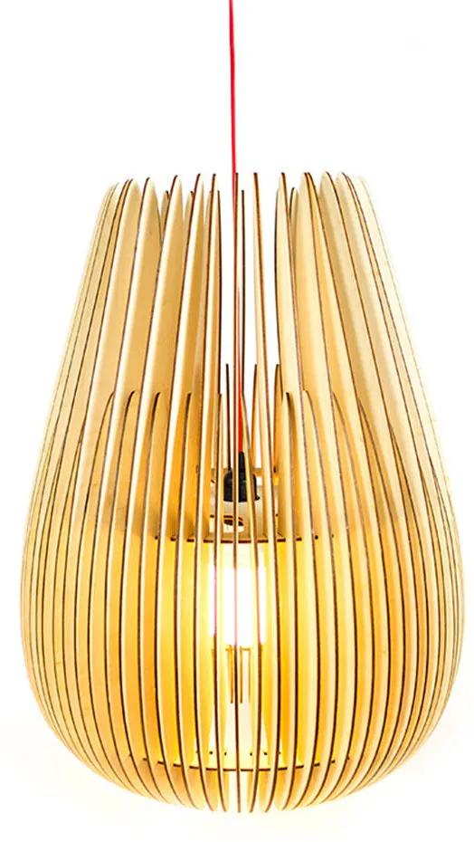 Bomerango Halley lampenkap - Hout - Extra large Ø 53 cm- Vloerlamp - Hanglamp - Tafellamp - Scandinaviscg design - klein
