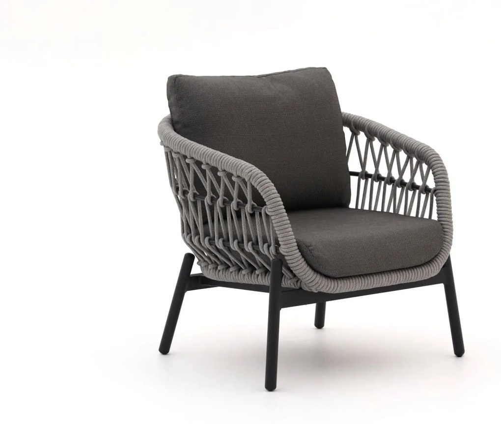 Lounge tuinstoel | Bellagio  Cupello | Textileen | Grijs | Kees Smit Tuinmeubelen