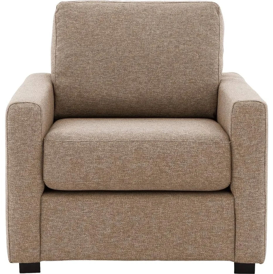 Goossens Fauteuil Lucca, Fauteuil klein arm smal 12 cm