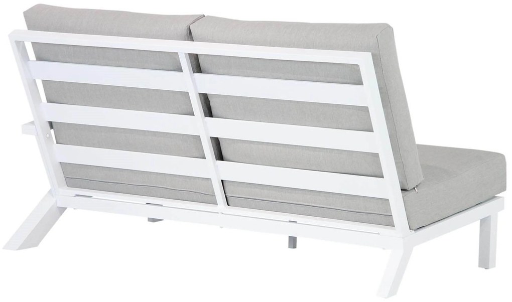 Hoek loungeset 6 personen Aluminium Wit Santika Furniture Santika Cinta