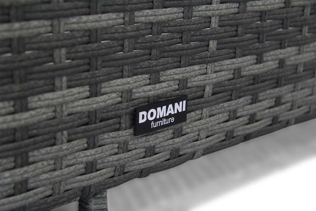 Dining Loungeset 6 personen Wicker Grijs Domani Furniture Beluga
