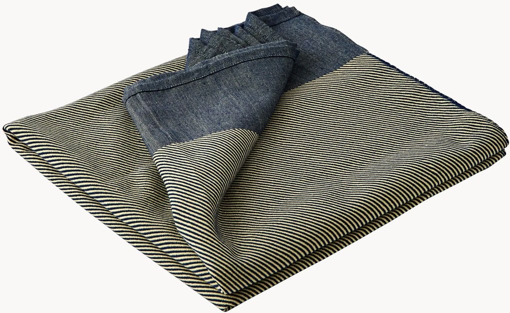 Gestreepte katoenen plaid About