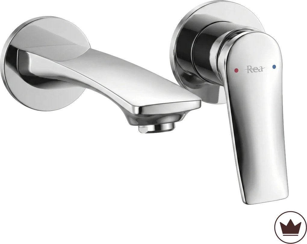 Inbouw wastafelkraan REA VISION Chrome + BOX