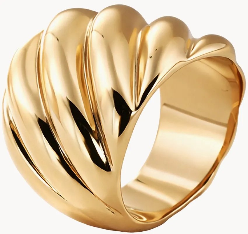 Vergulde ring Alizee