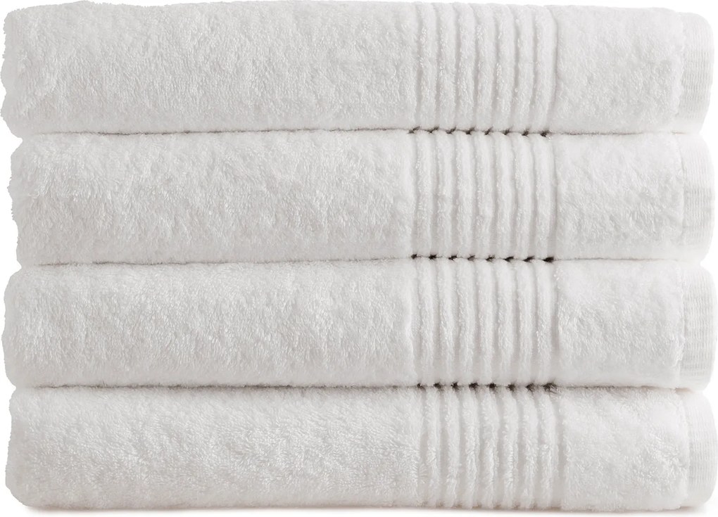 Handdoek Supreme Collectie - 4 stuks - 70x140 - wit