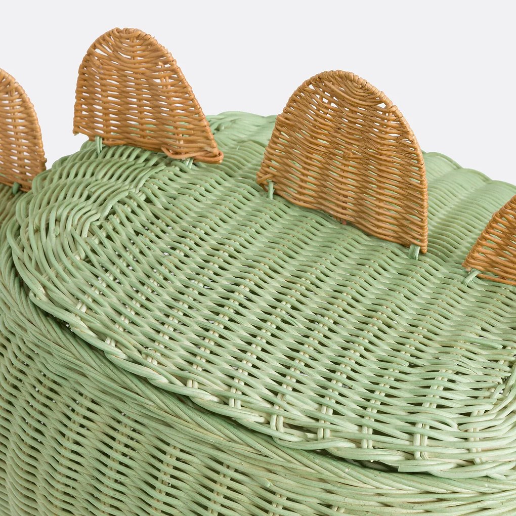 Rotan dinosaurusmand voor kinderen, Dinos
