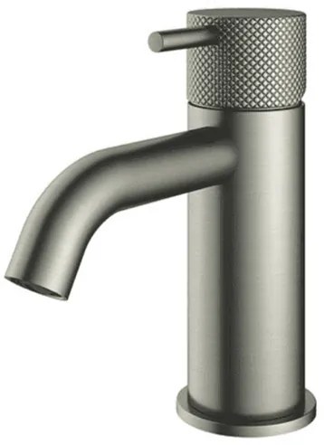 Hotbath Cobber X lage wastafelmengkraan zonder waste geborsteld nikkel CX003CGN