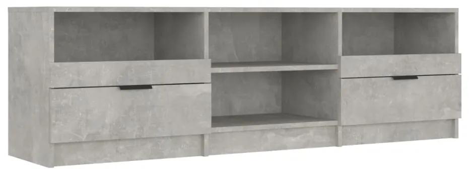 vidaXL Tv-meubel 150x33,5x45 cm bewerkt hout betongrijs