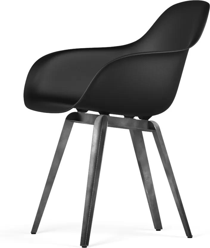 Kubikoff Slice stoel - V9 Armshell - Grijs onderstel -