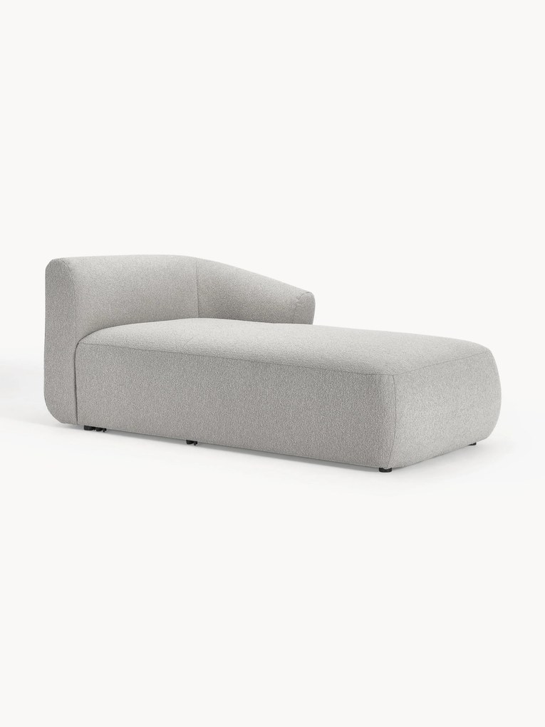 Bouclé hoekbankmodule Sofia