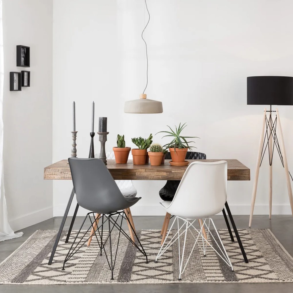Lavis Suri Eettafel Van Gerecycled Teak Hout 180 X 90 Cm - 180 X 90cm.