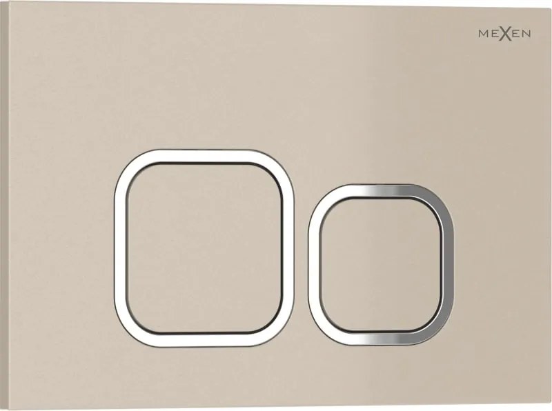 Mexen Tex 03 spoelknop, beige - 6103-07