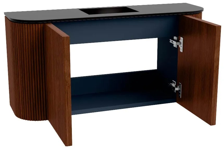 Mondiaz Joya 85cm toiletmeubel ronding links/rechts ruby met wastafel faye midden 1 kraangat urban