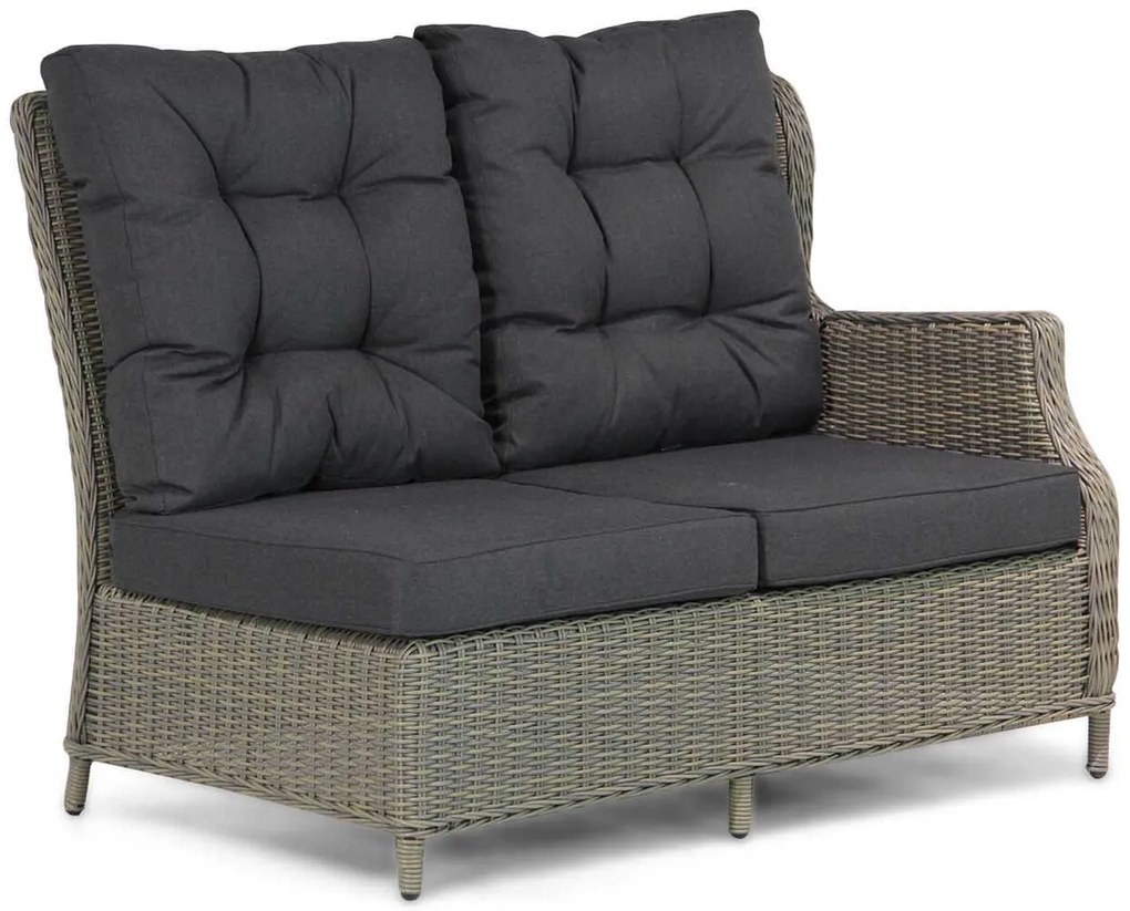 Dining Loungeset 5 personen Wicker Taupe  Garden Collections Chicago/Hamilton