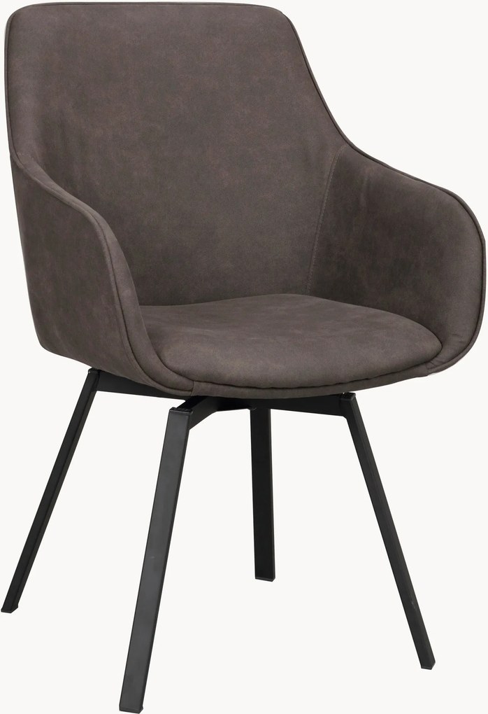 Gestoffeerde draaistoelen Alison, 2-delig