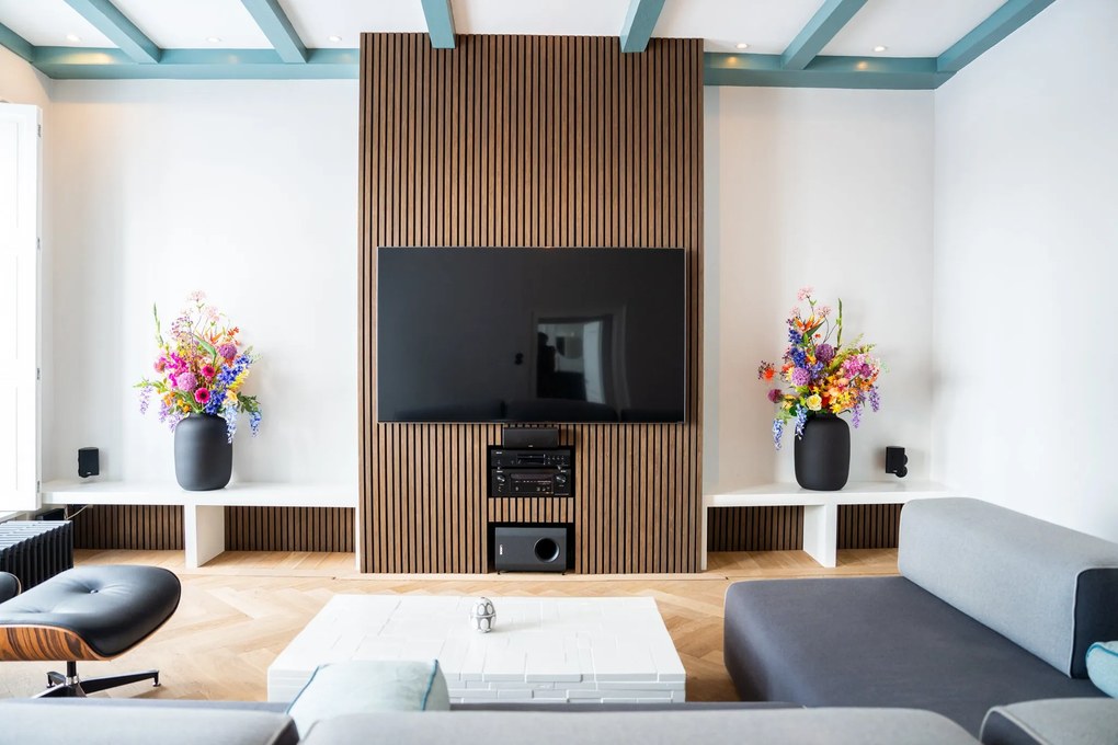 AkuPanel 240 cm Gerookt Eiken   - Akoestische panelen