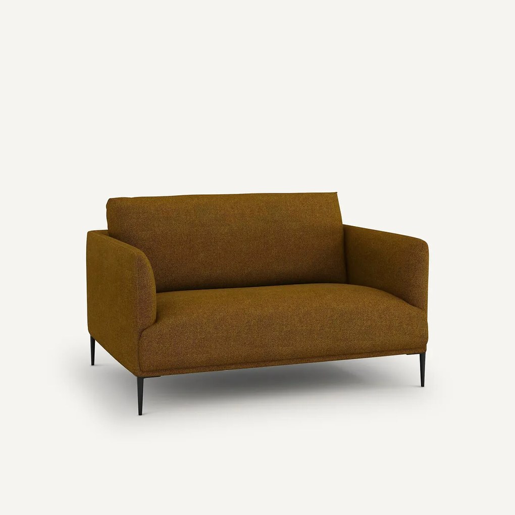 2-zits bank in gemêleerde gevlochten stof Oscar, ontwerp Emmanuel Gallina