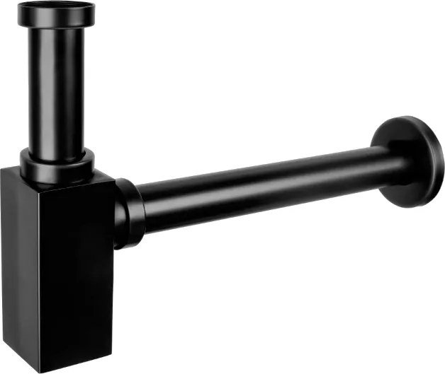 Mexen vierkante wastafel sifon halfhoog, antiek zwart - 79960-79