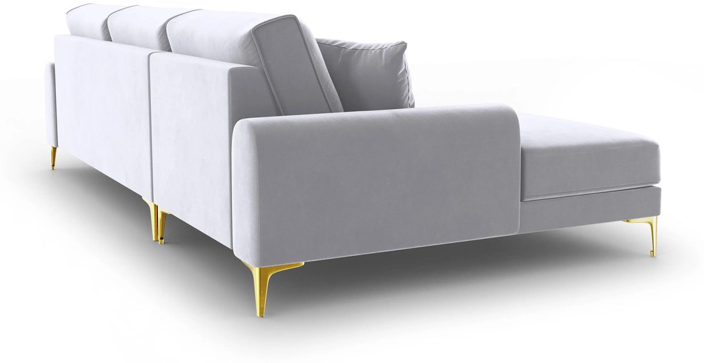 4.5-zitshoekbank Madara links velvet | Mazzini Sofas