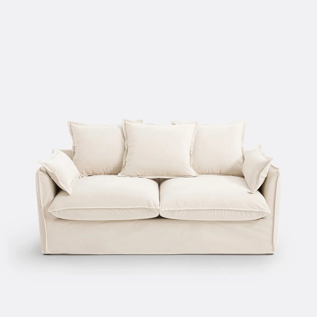 Slaapbank H14 cm, fluweel, Odna