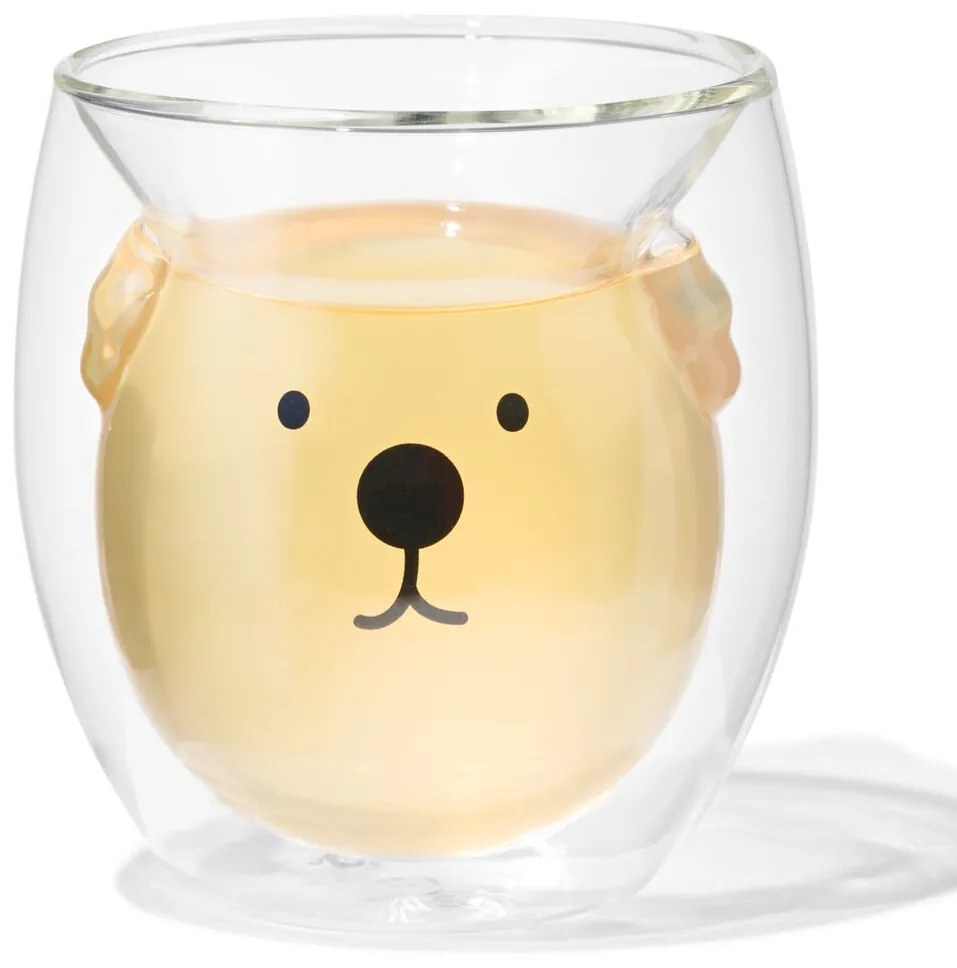 HEMA Dubbelwandig Glas Hond